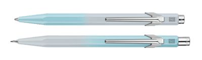 Caran d'Ache Blue Lagoon 849 Set penna a sfera + matita meccanica 