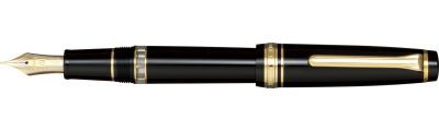 Penna stilografica Sailor Pro Gear Realo Gold Trim Black Fine