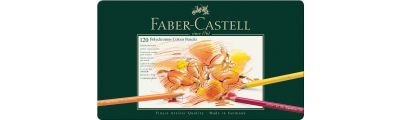 Matita colorata Faber Castell Polychromos spessore 3,8 mm latta à 120 pezzi