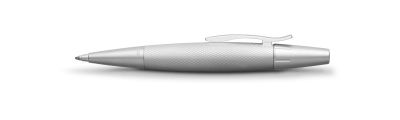 Penna a sfera Faber-Castell E-motion argento puro