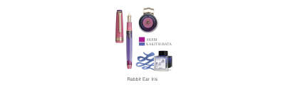 Sailor Pro Gear Slim Manyo 2 Rabbit Ear iris Stilografica Media 14k