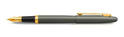 Penna stilografica Sheaffer VFM grigio chiaro PVD oro medio 