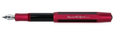 Stilografica Kaweco Sport Alluminio / Rosso Carbonio Opaco 