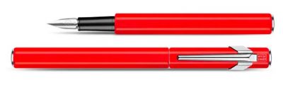 Penna stilografica Caran d'Ache 849 metallo rosso