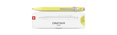 Penna a sfera Caran D'Ache 849 giallo fluorescente pastello testurizzato - Edizione limitata