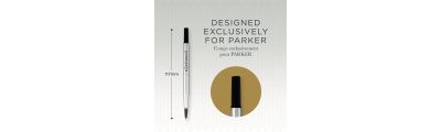 Parker ricarica per penna roller | punta media | nero